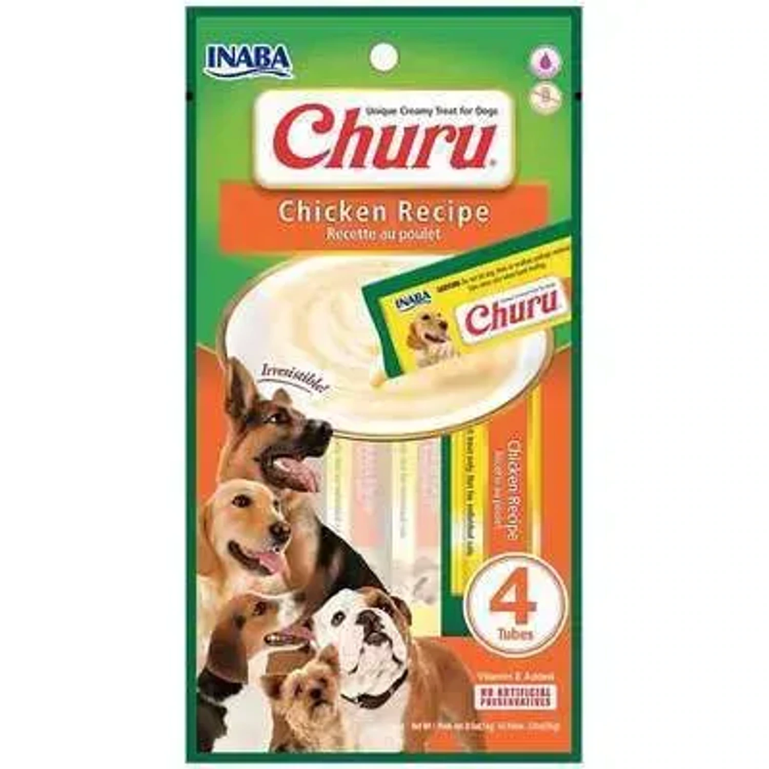 Churu Para Cães Sabor Frango (Blister Com 4 unidades) no Pet Shop Bichos & Cia em Ubá