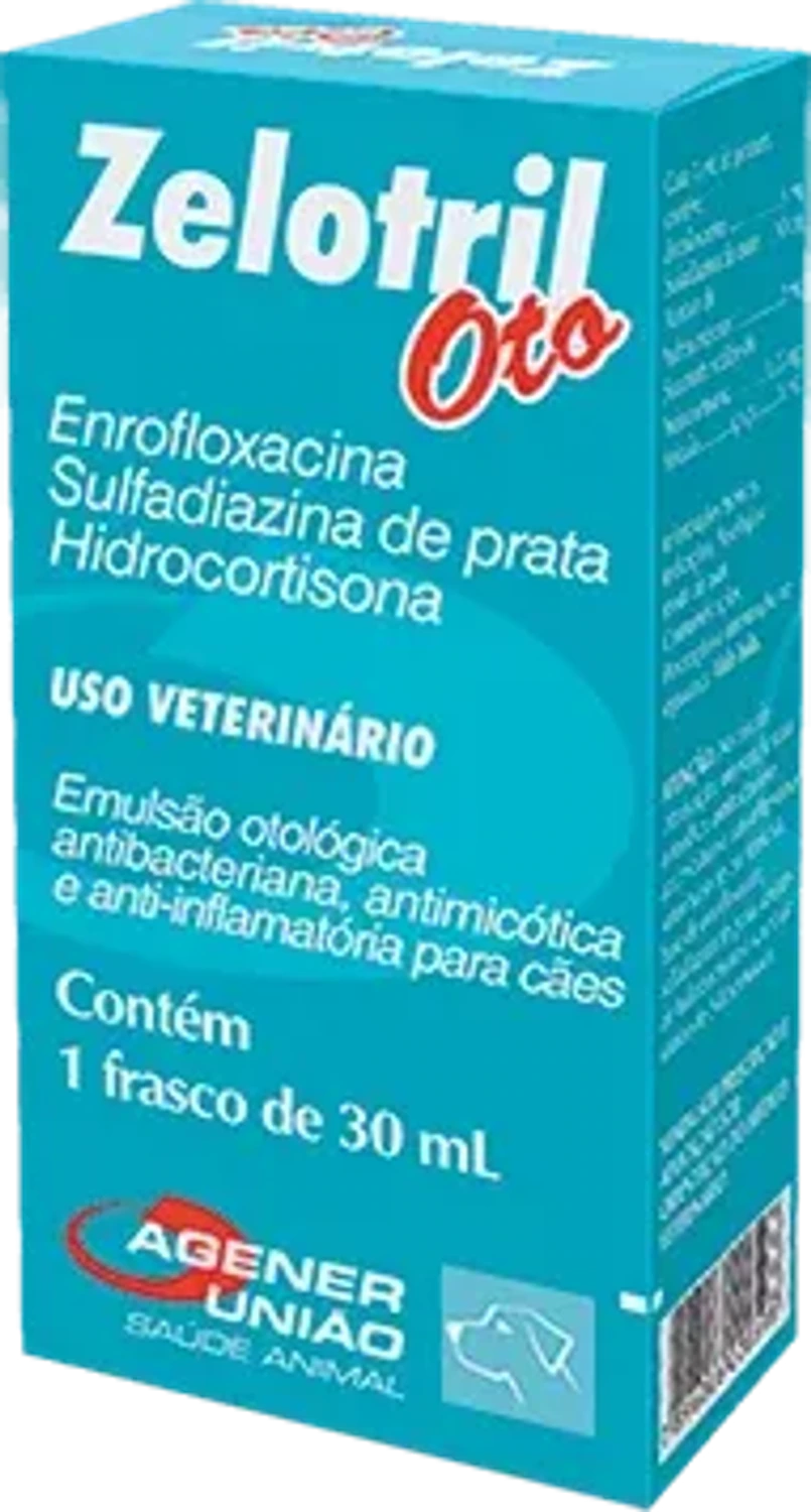 Zelotril Oto 30ml da marca Agener no Pet Shop Bichos & Cia em Ubá