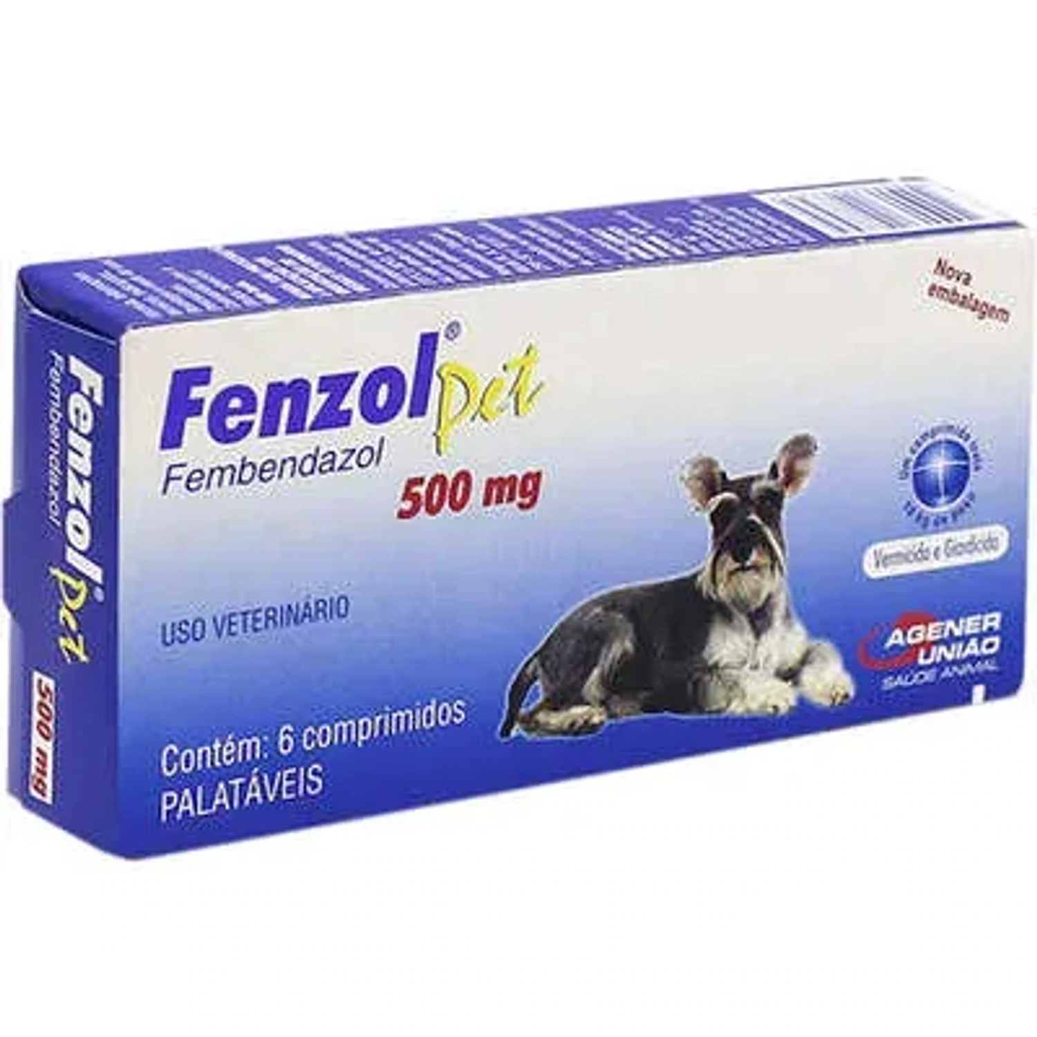 Fenzol Pet 500mg da marca Agener no Pet Shop Bichos & Cia em Ubá