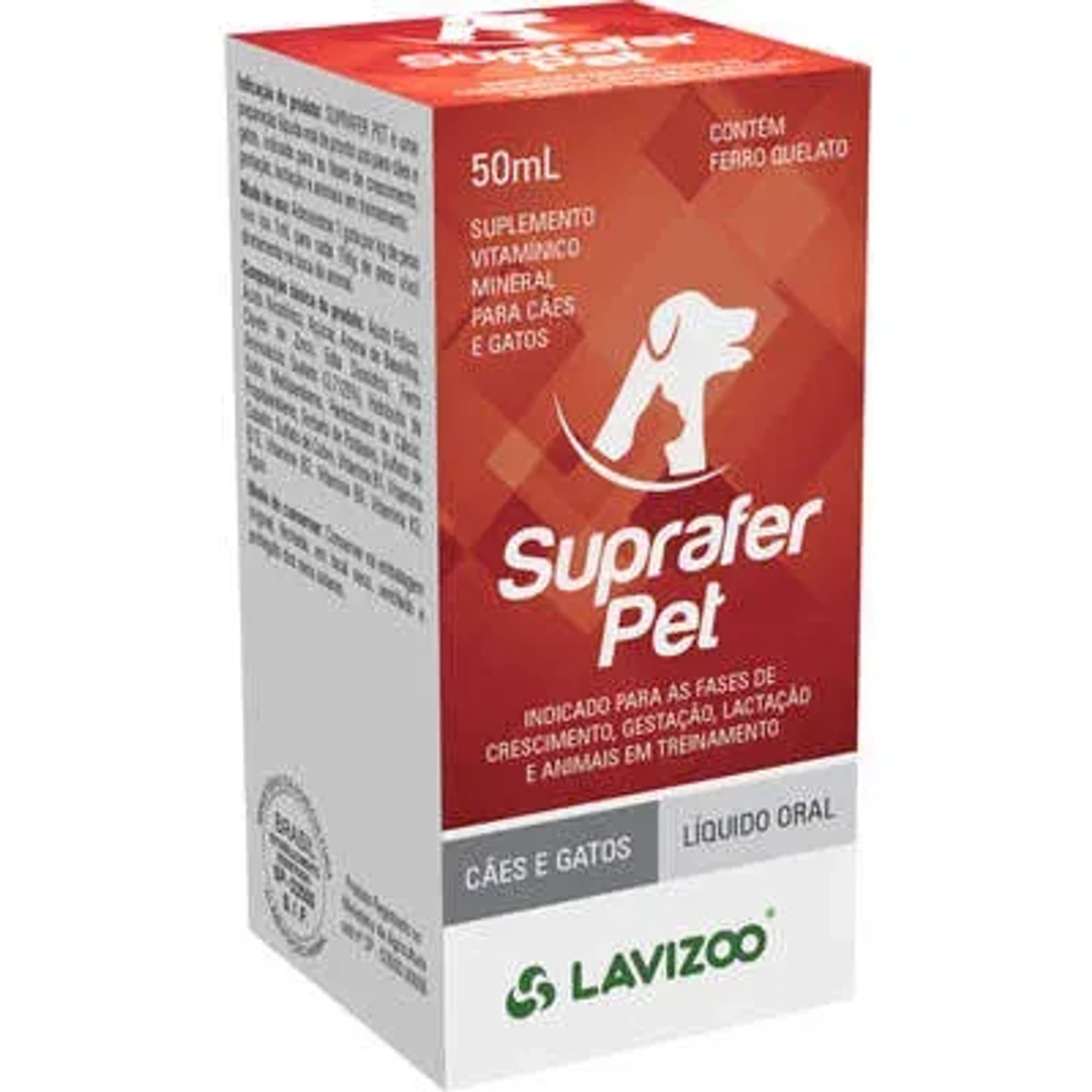 Suprafer Cães e Gatos 80g da categoria Farmácia e Medicina no Pet Shop Bichos & Cia em Ubá