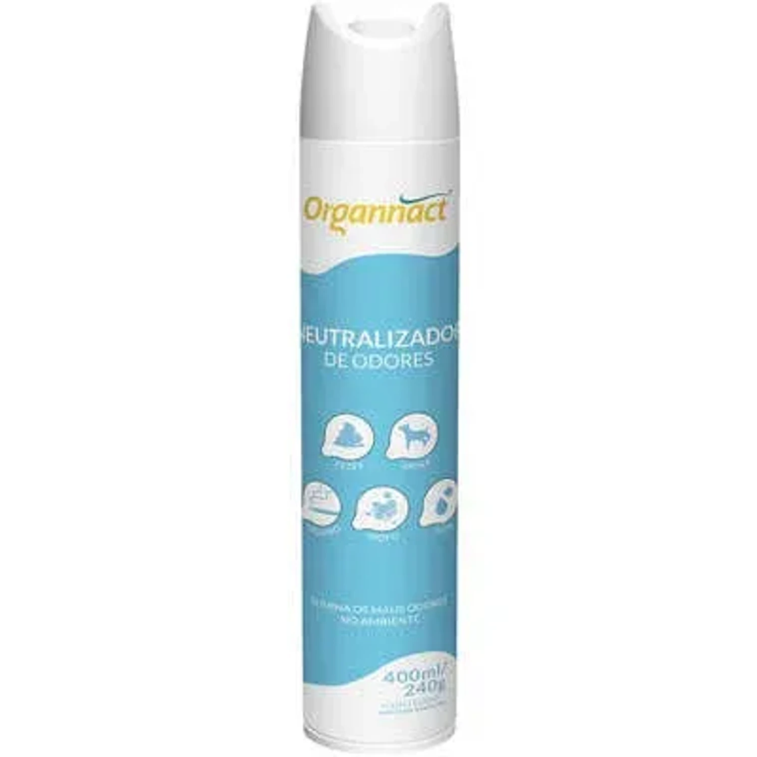 Neutralizador De Odores Organnact 400 ml no Pet Shop Bichos & Cia em Ubá