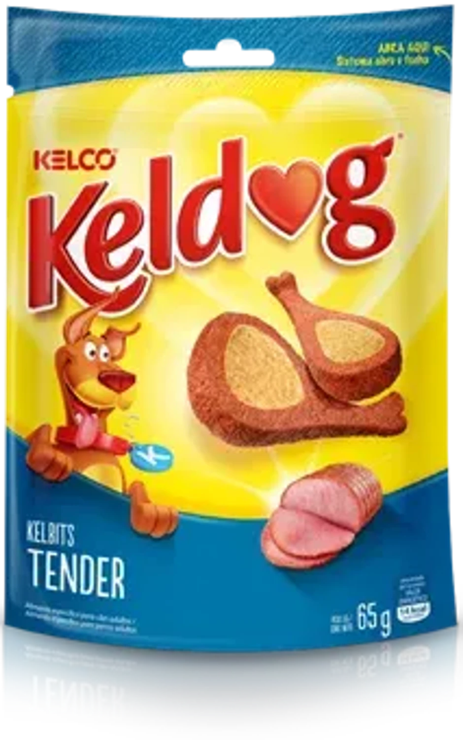 Keldog Kelbits tender 65 grs da categoria Alimento e Ração no Pet Shop Bichos & Cia em Ubá