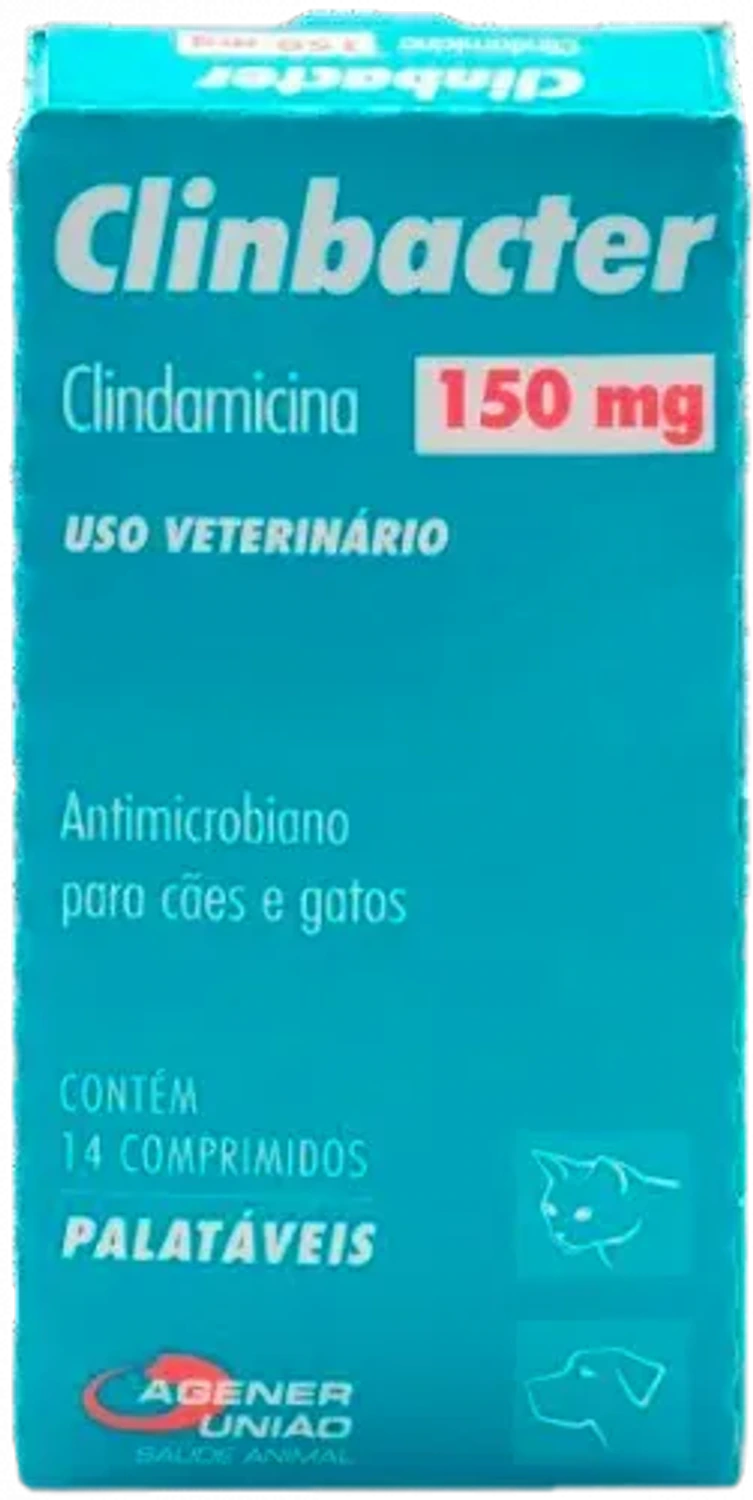 Clinbacter 150 MG da marca Agener no Pet Shop Bichos & Cia em Ubá