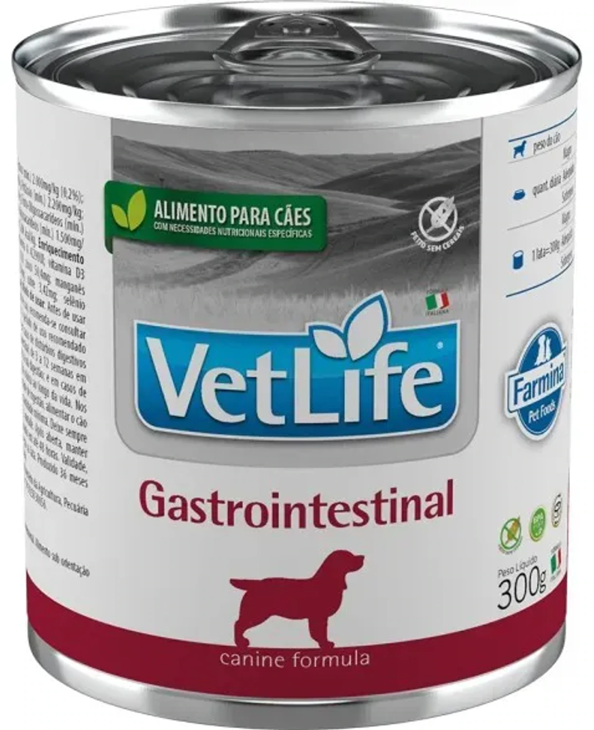 Ração Vet Life Canine Gastrointestinal 300 grs da marca FARMINA no Pet Shop Bichos & Cia em Ubá