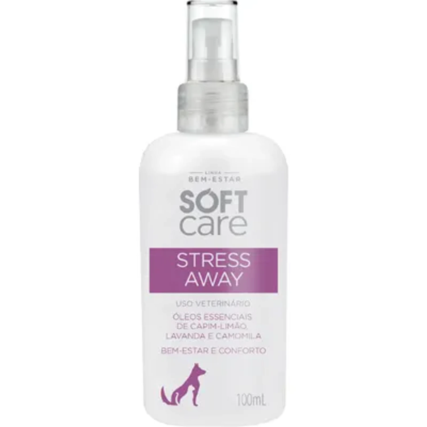 Soft Care Stress Away 100 ml no Pet Shop Bichos & Cia em Ubá