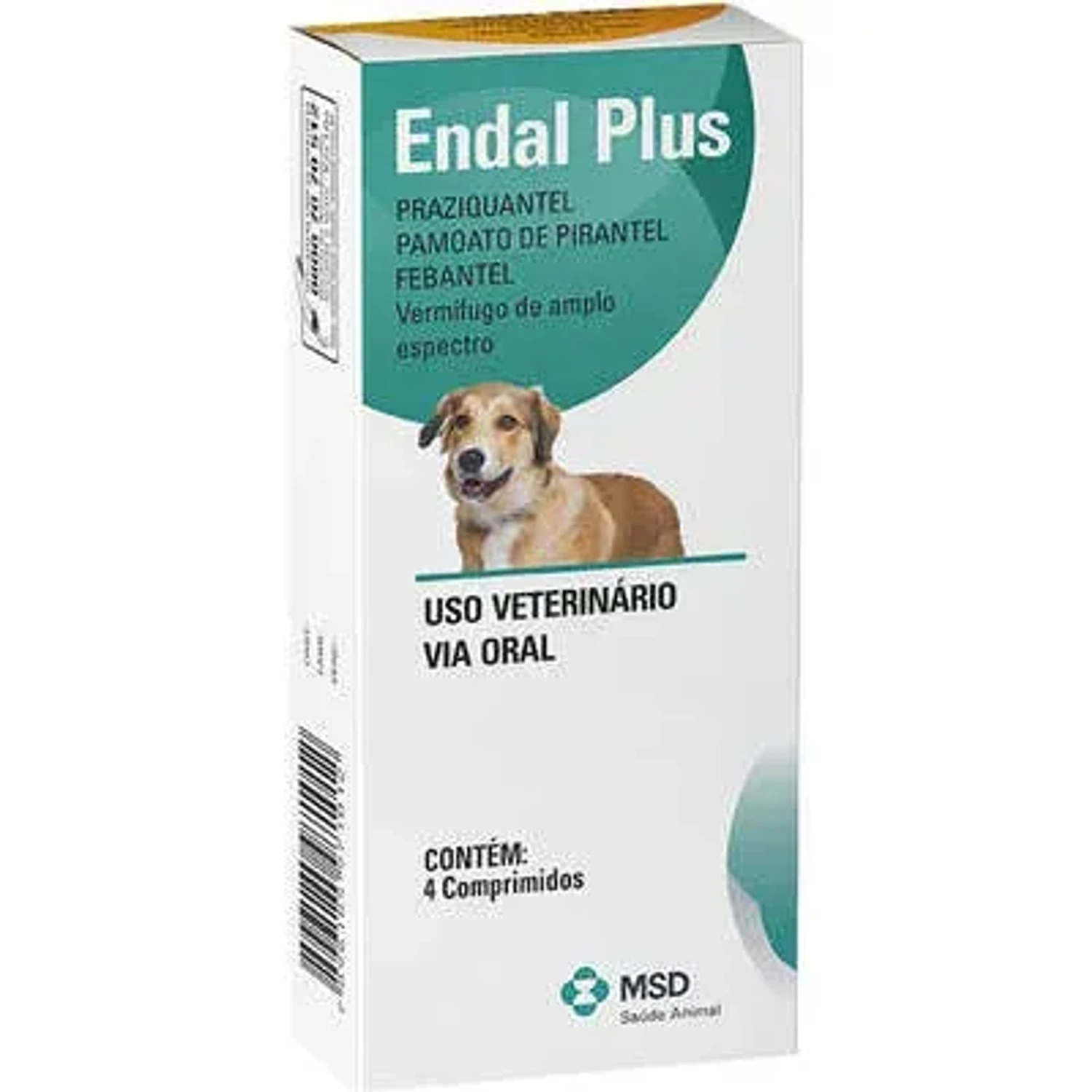 Endal Plus 4 Comprimidos da marca MSD no Pet Shop Bichos & Cia em Ubá