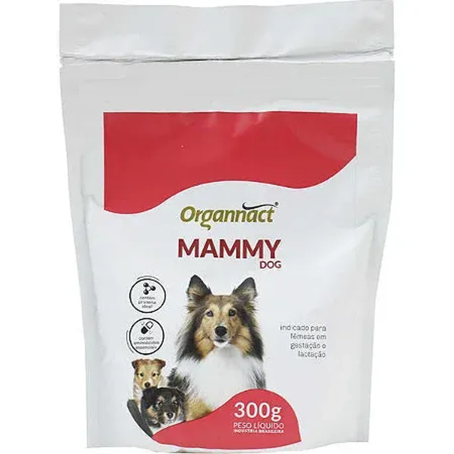 Mammy Dog Sachê 300 grs da marca Organnact no Pet Shop Bichos & Cia em Ubá