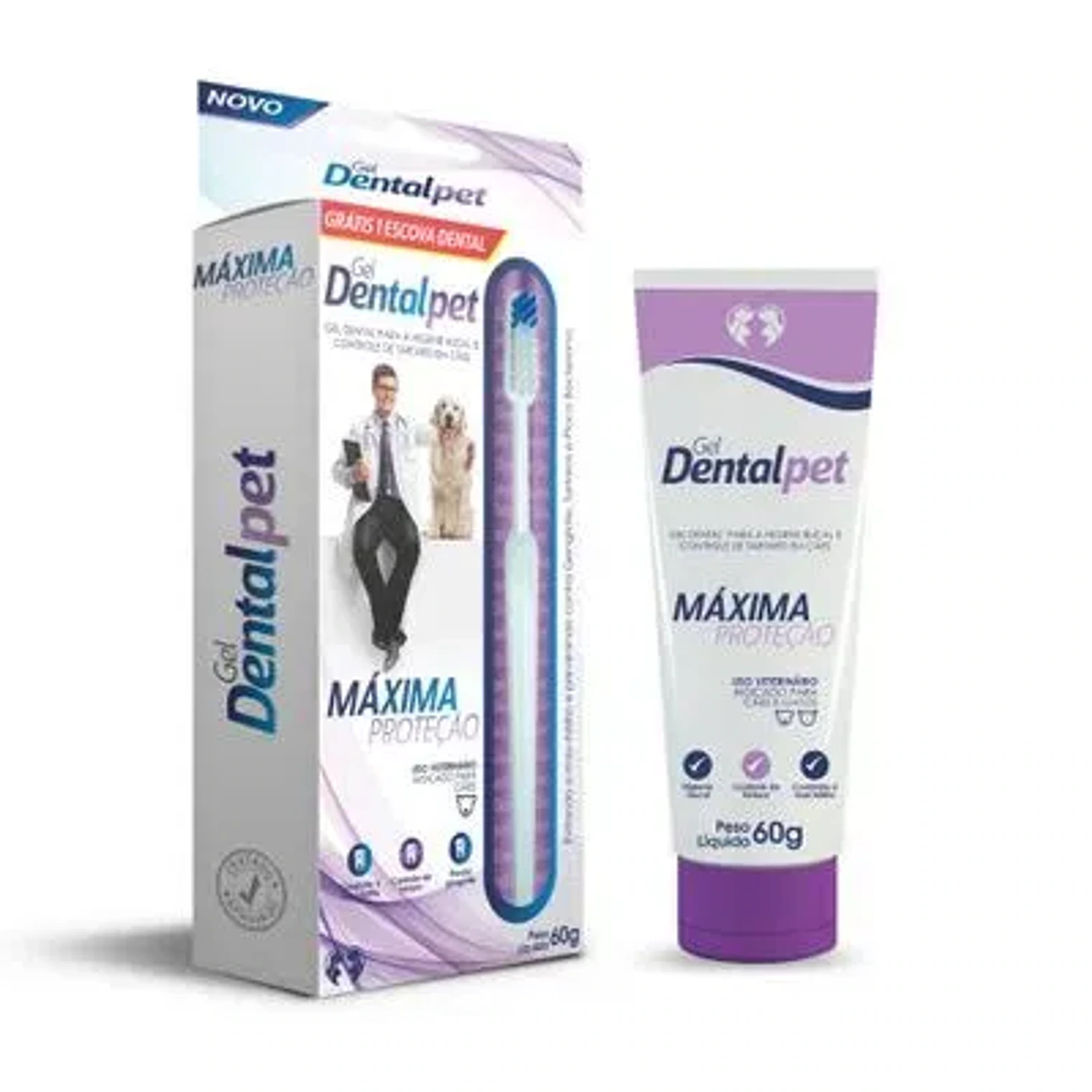 Dental Pet Gel 60 grs da categoria Higiene no Pet Shop Bichos & Cia em Ubá