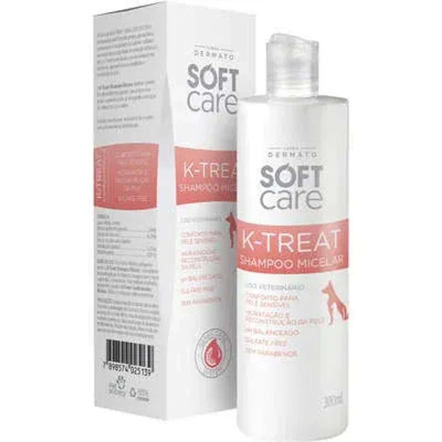 Soft Care K Treat Shampoo Micelar 500 ml no Pet Shop Bichos & Cia em Ubá