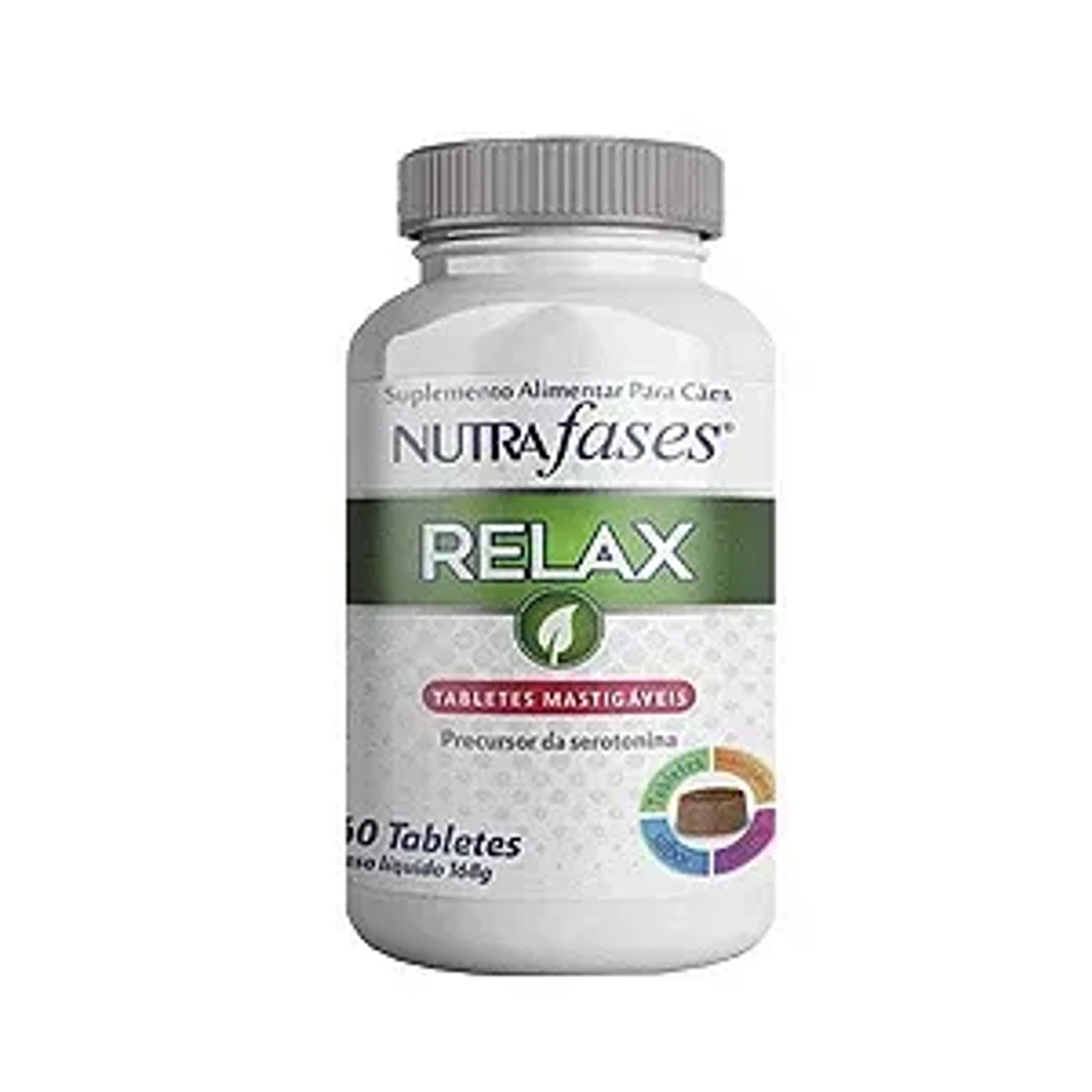 Nutrafases Relax Com 60 tabletes no Pet Shop Bichos & Cia em Ubá