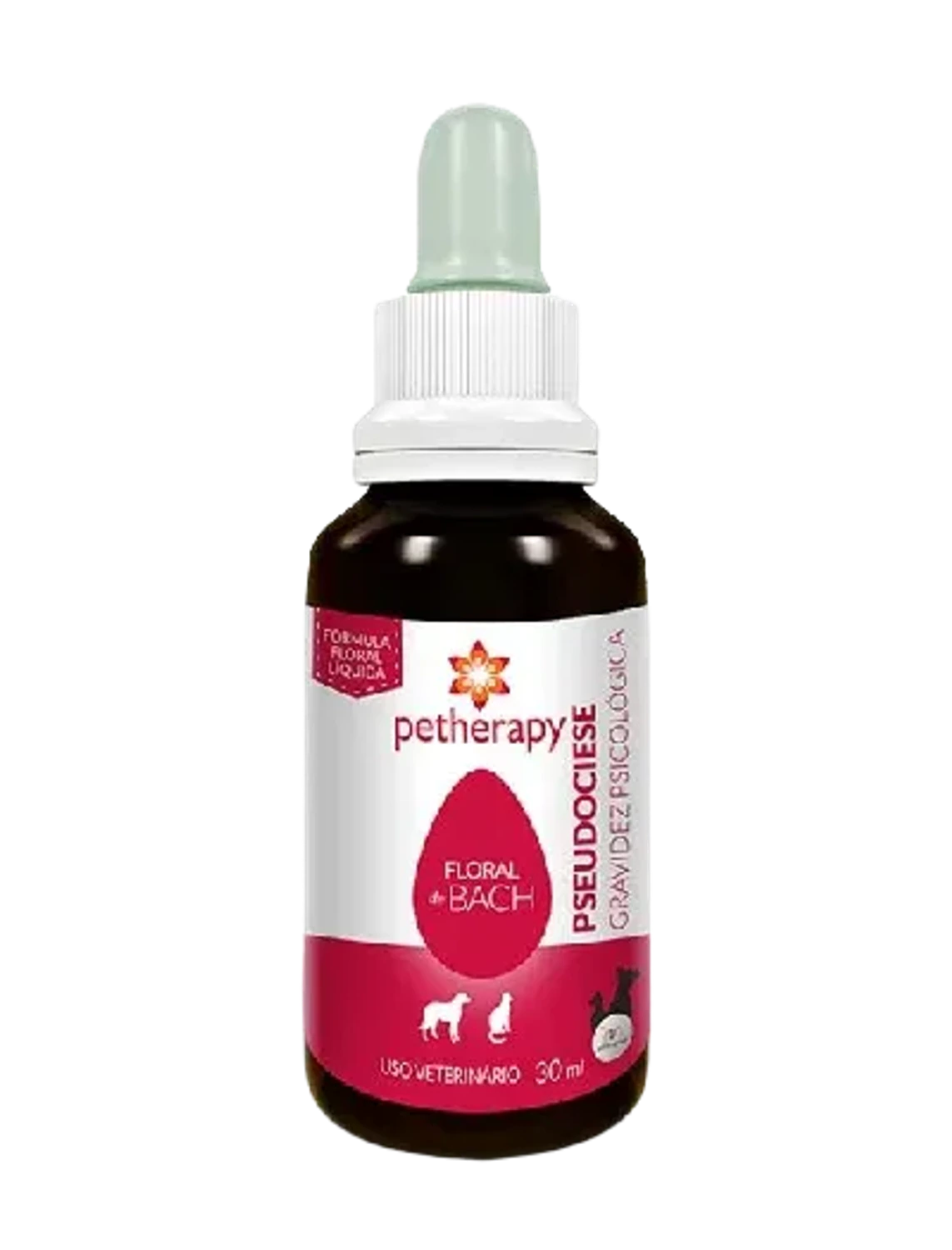 Floral de Bach Pseudociese da marca Petherapy no Pet Shop Bichos & Cia em Ubá