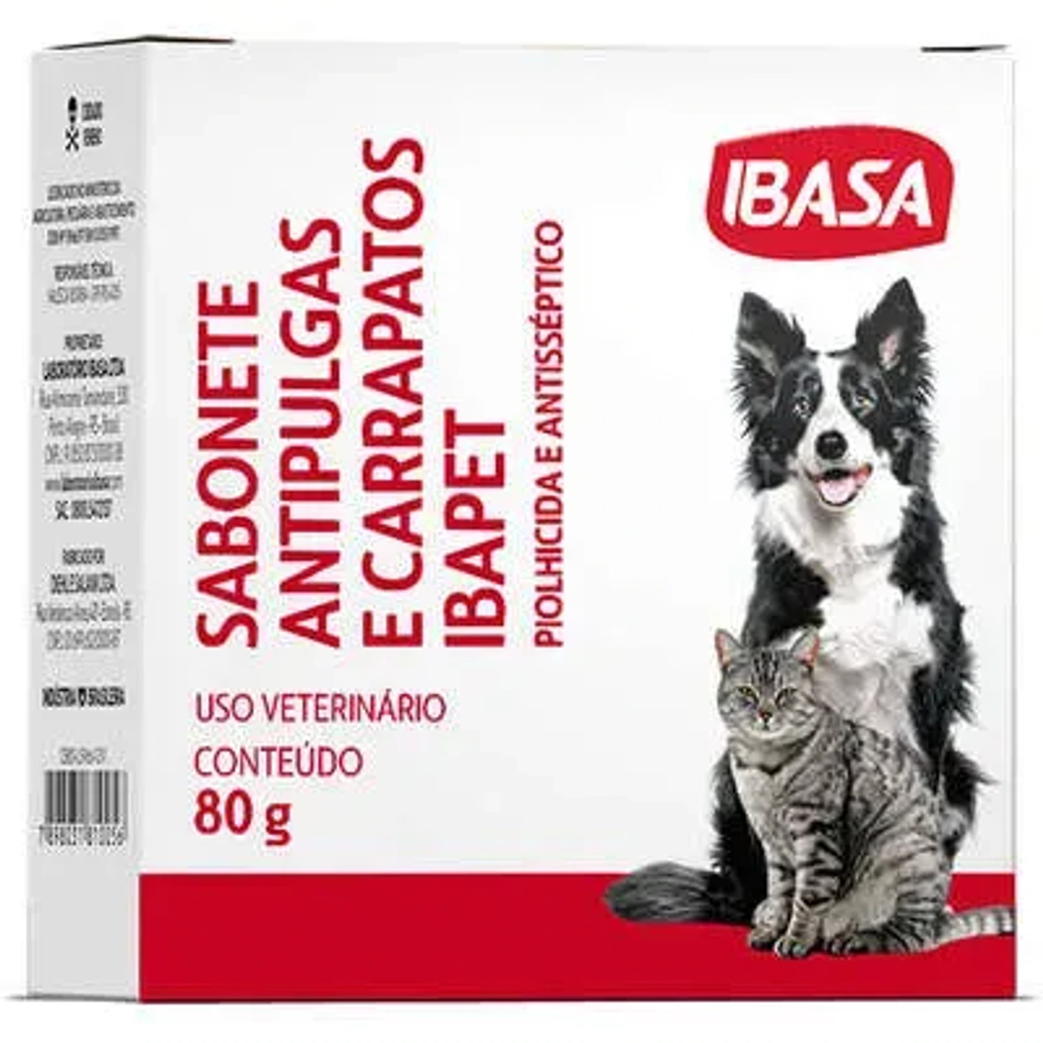Ibapet Sabonete Antipulgas Carrapatos da categoria Farmácia e Medicina no Pet Shop Bichos & Cia em Ubá