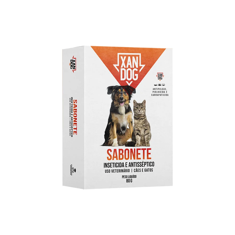 Xandog Sabonete Inseticida e Anti Séptico