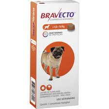 Bravecto 4,5 a 10kg (250mg)
