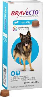 Bravecto 20 a 40kg (1000mg)