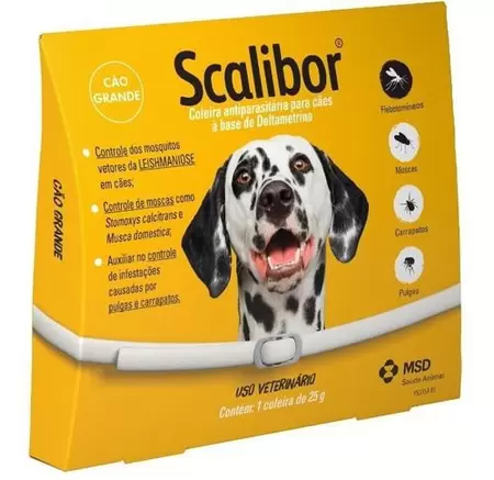 Coleira Scalibor 65 cm Porte Grande