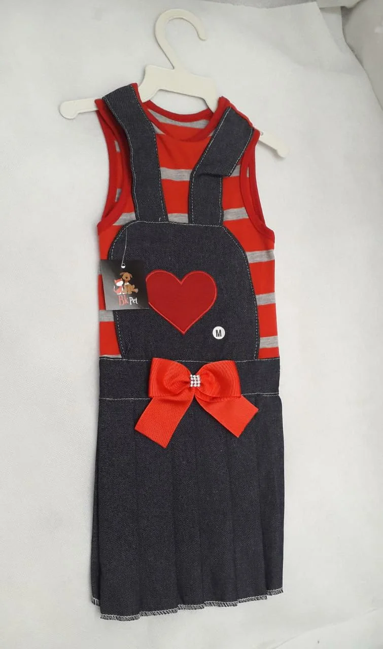 Vestido love jeans m