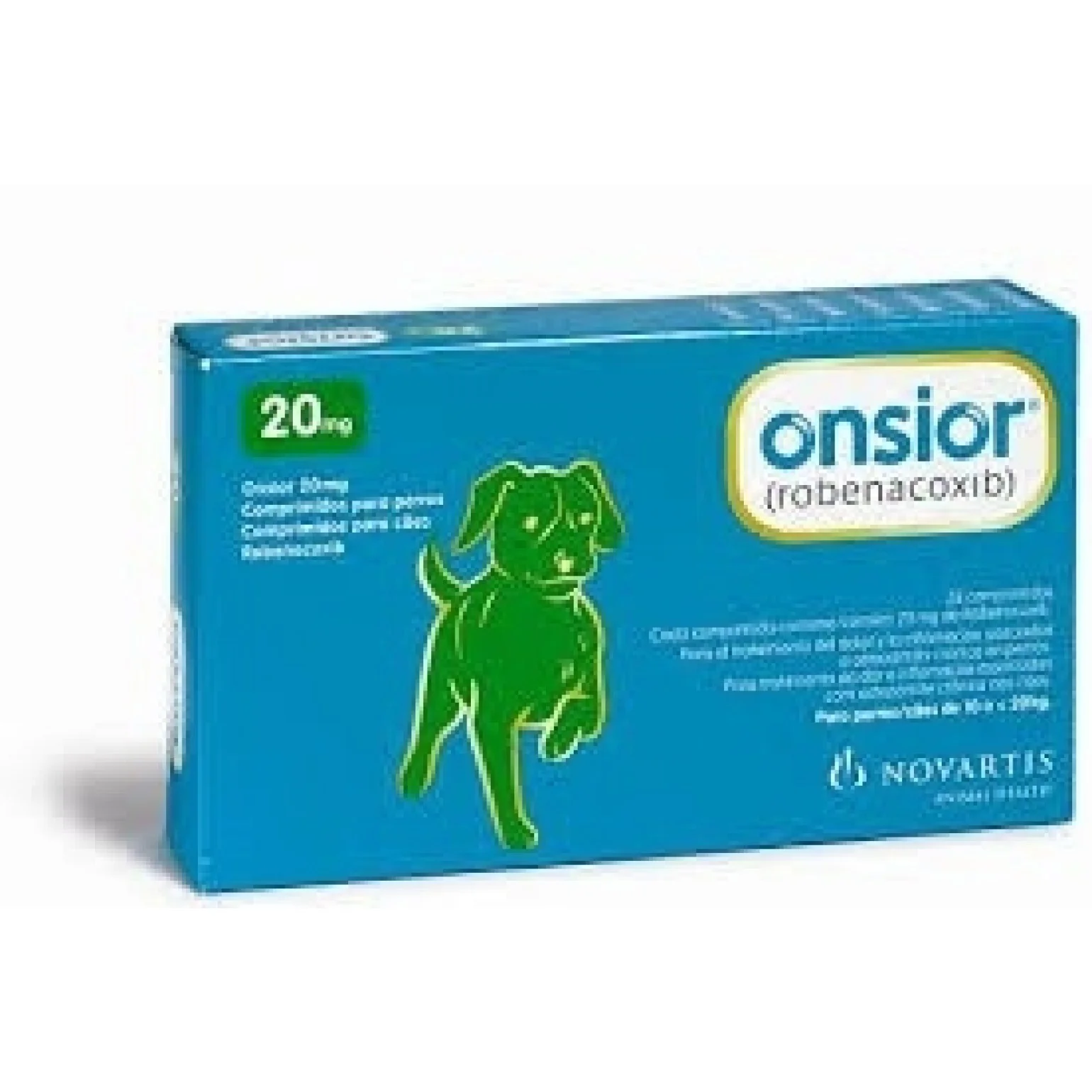 Anti- Inflamatório Onsior 20 mg 10 a 20 kg