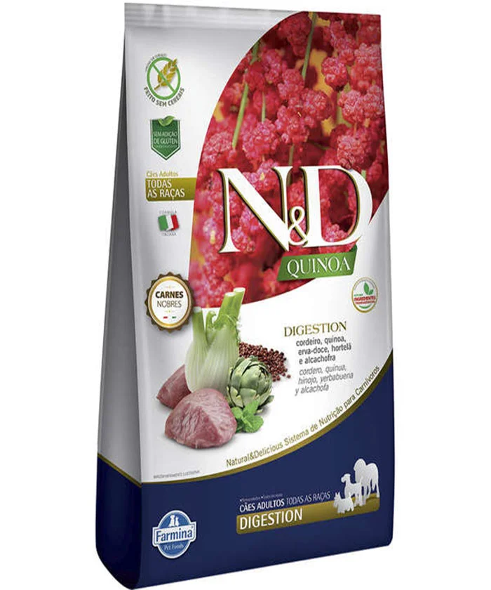 Ração ND Quinoa Canin Adult Digestion Cordeiro 2,5 kg