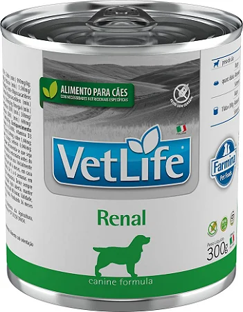 Ração Vet Life Canine Renal 300 grs
