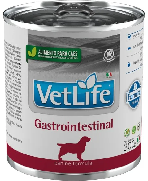 Ração Vet Life Canine Gastrointestinal 300 grs