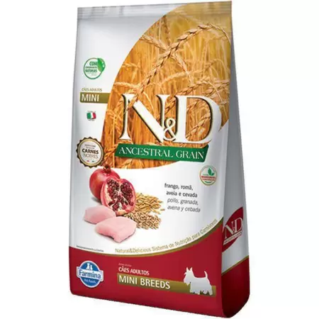 Ração ND Ancestral Canine Frango Adult Mini 2,5 kg