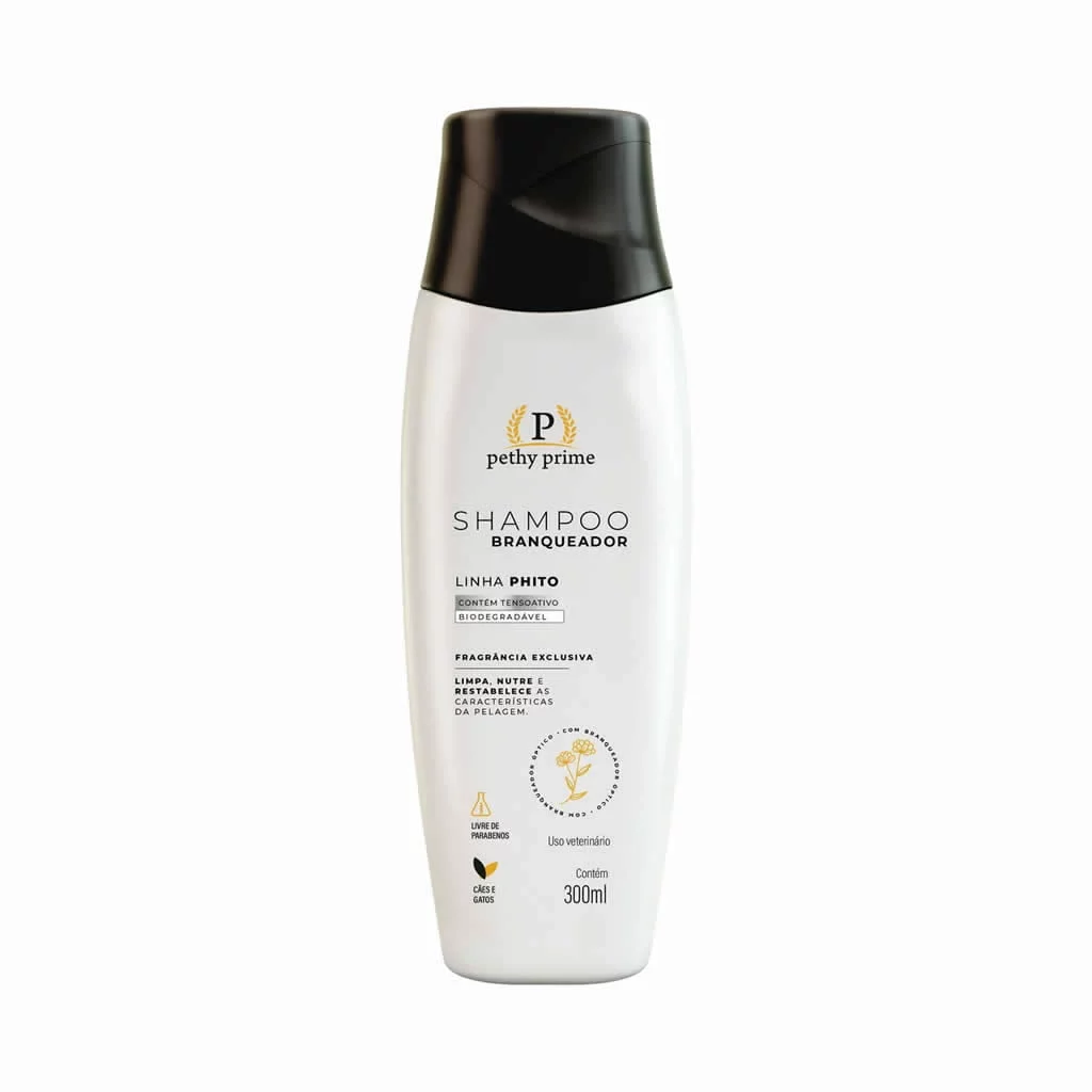 Shampoo Pethy Prime Branqueador 300ml
