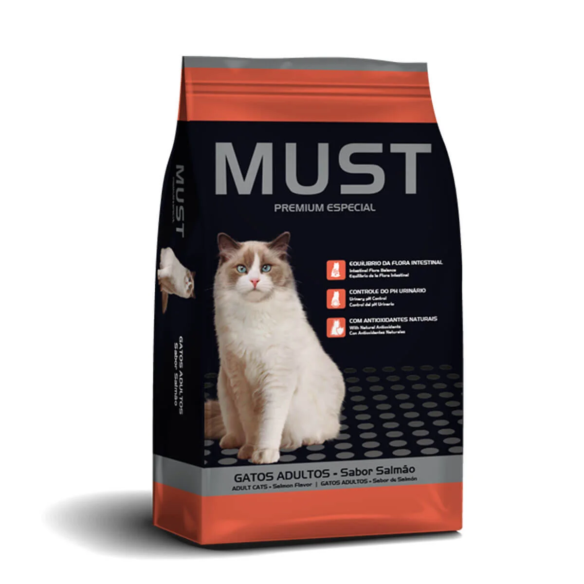 Ração Must Gatos Adultos Salmão 10,1 kg