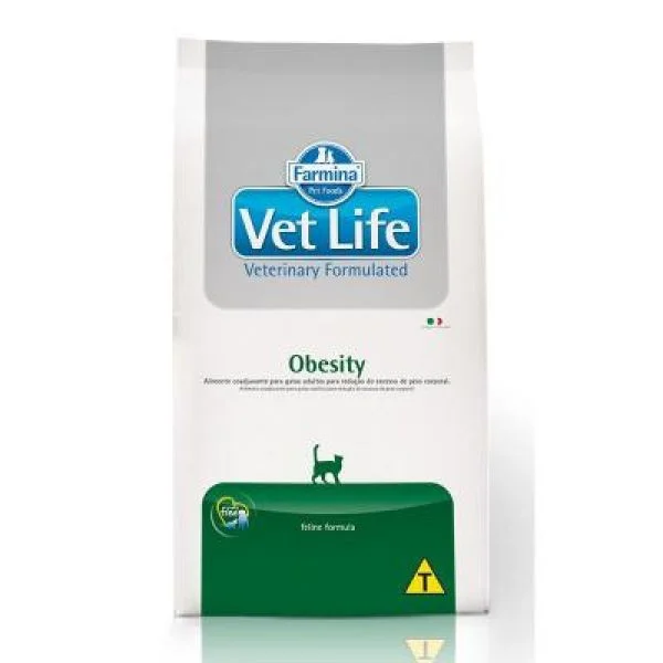 Ração Vet Life Feline Obesity Diabetic 2 kg