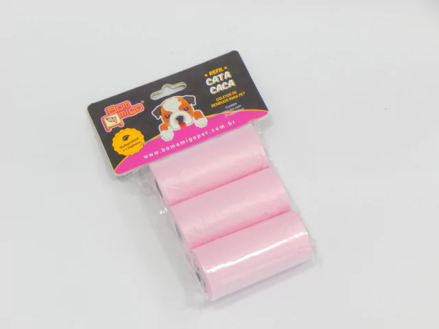 Refil Cata Caca Rosa com 3