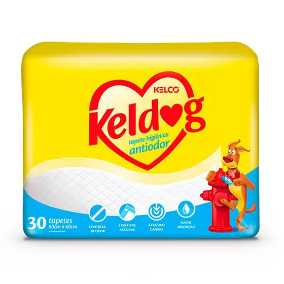 Tapete higiênico antiodor com 30 unidades