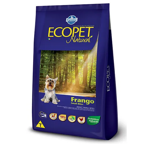 Ecopet Natural Frango Small Bites 15 kg