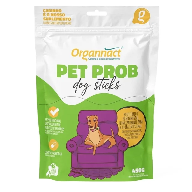 Pet Probiótico Dog Sticks 450 g