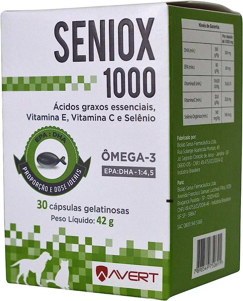 SENIOX 1000 com 30 cápsulas