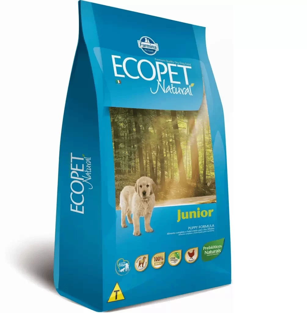 Ração Ecopet Natural Júnior 15 kg