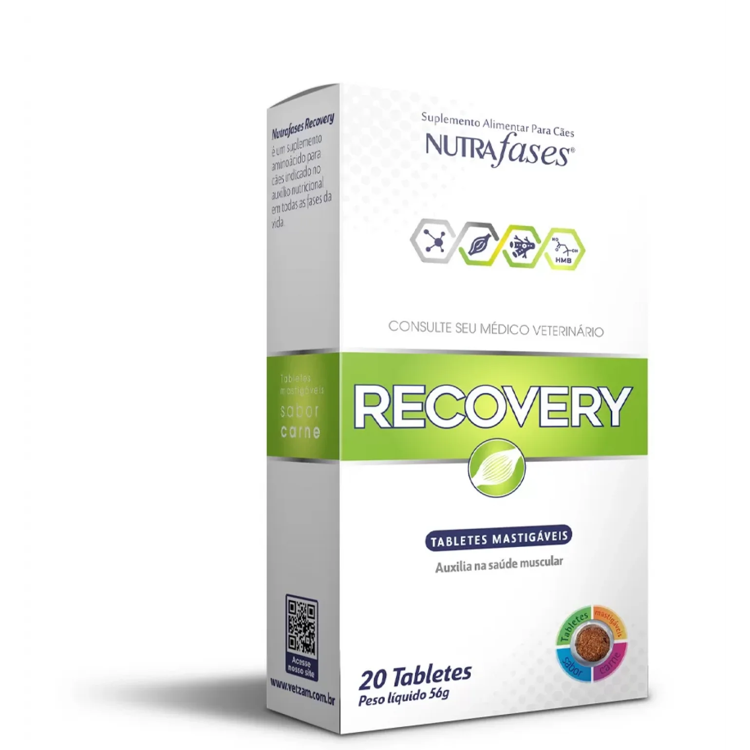 Nutrafases Recovery Com 20 tabletes