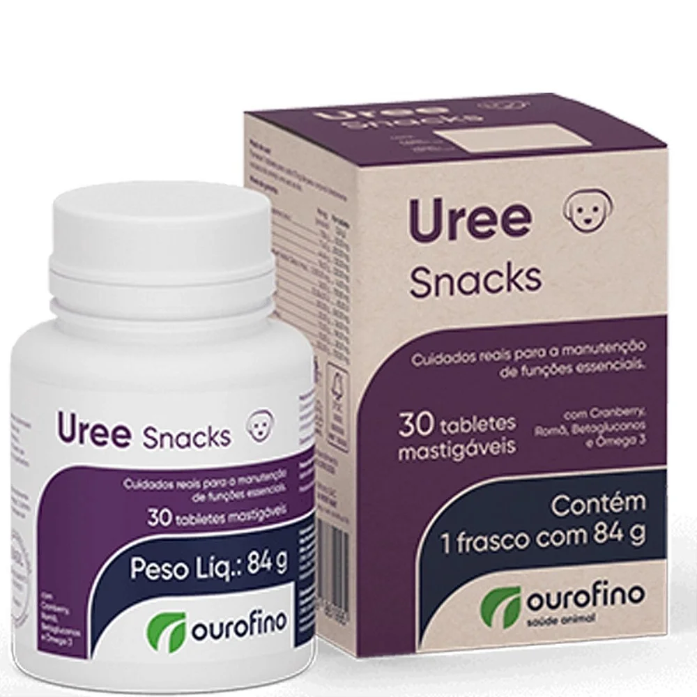 UREE SNACKS COM 30 TABLETES
