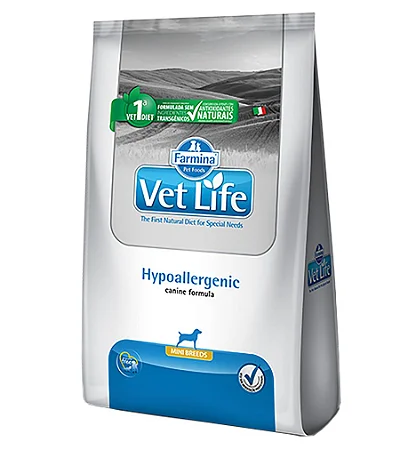 Ração Vet Life Canine Hypoallergenic Mini 10 kg
