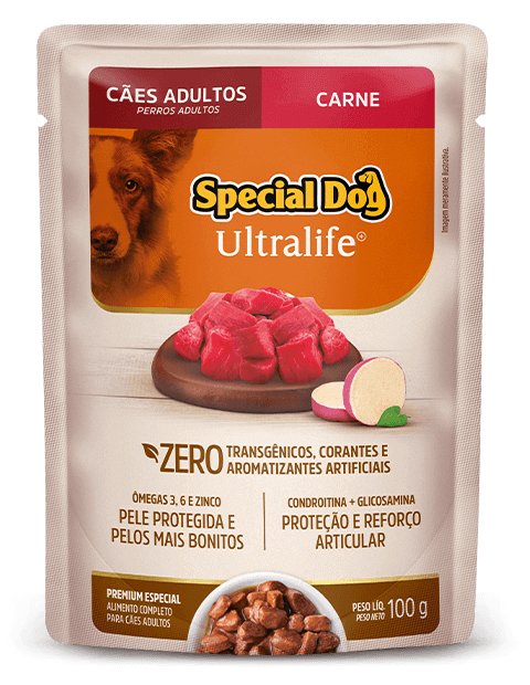Sachê Special Dog Ultra RP Adulto Carne 100 grs