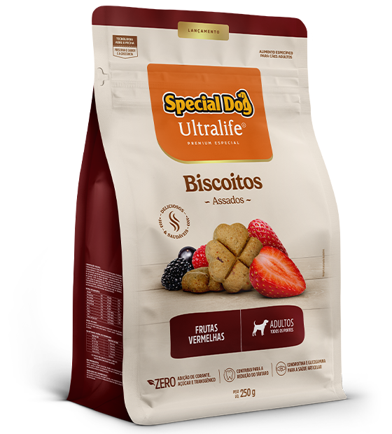 Special Dog Ultra Biscoitos Adulto Frutas Vermelhas