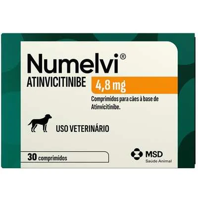 NUMELVI 4,8 MG - CAIXA COM 30 COMPRIMIDOS no Pet Shop Bichos & Cia em Ubá