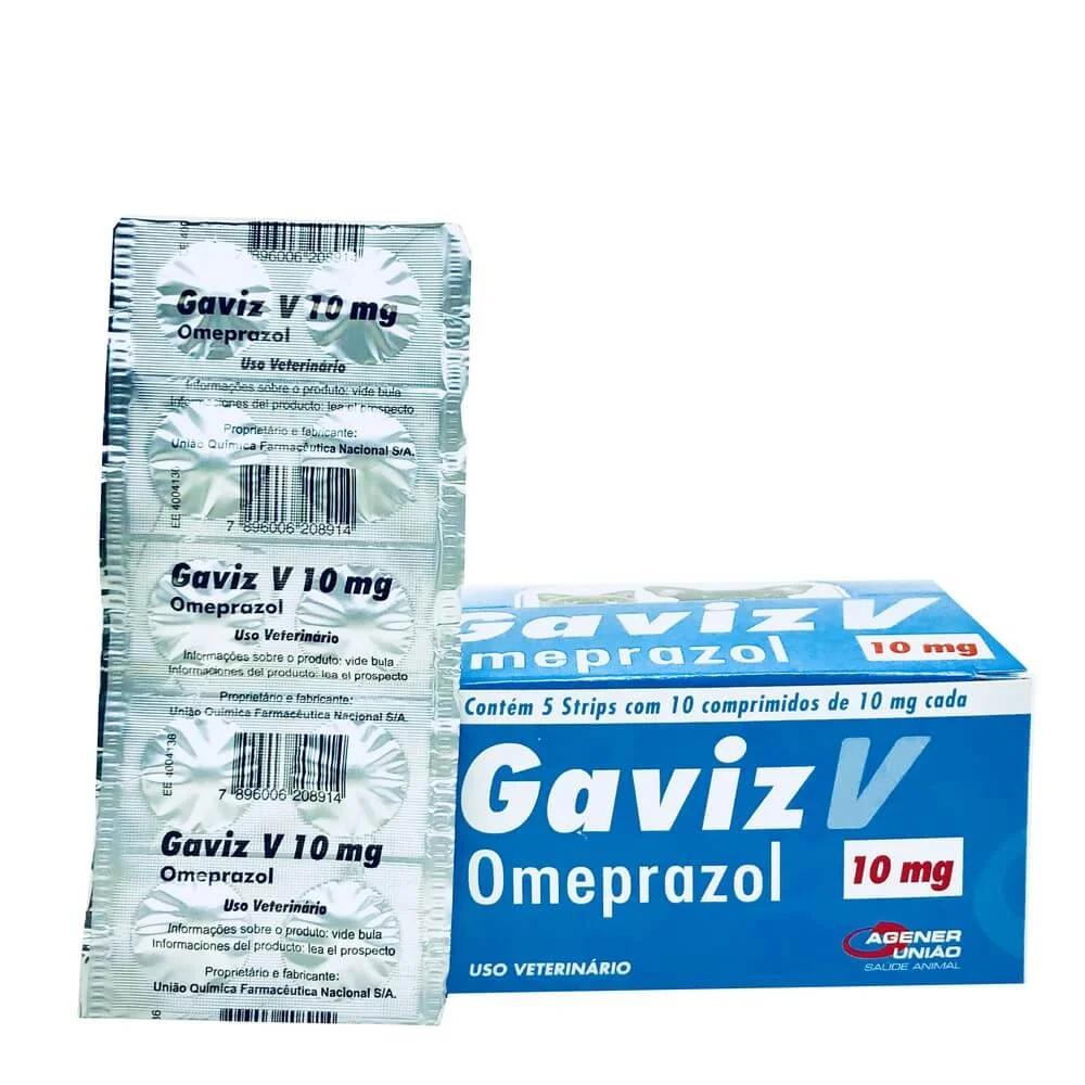Gaviz V 10 mg Omeprazol - CADA CARTELA