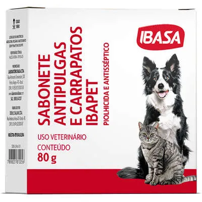 Ibapet Sabonete Antipulgas Carrapatos