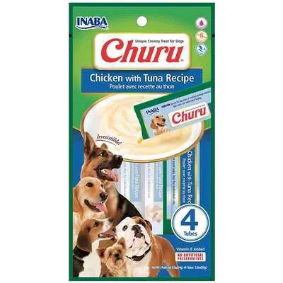 Churu Para Cães Sabor Frango Com Atum (Blister Com 4 unidades)