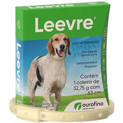 Coleira Leevre Antipulgas e Carrapatos para Cães 63 cm no Pet Shop Bichos & Cia em Ubá